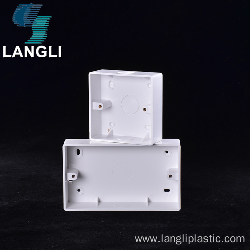 Electrical Pvc Junction Box Square PVC Pattress Box